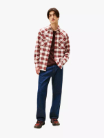 Tommy Hilfiger Tommy Jeans - Regular Fit Flannel Check Western Shirt