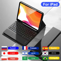 Case Keyboard For iPad 9.7 10.2 7/8/9th Gen 10.9 Air 3 4 5 Pro 11 12.9 iPad 10th Generation 2022 Mini 6 Cover With Pencil Holder