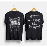 Kaos Tshirt Band Noxa - Respect All Ethnic Kill The Racism Kain Katun Combed 24s Tebal Adem Lembut N