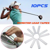 10 pcs/bag Golfer Adhesive Lead Tape Strips Add Power Weight To GOLF CLUB Tennis Racket Iron Putter Racquets Golf Accessaries