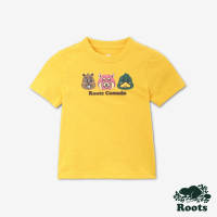 【Roots】Roots 小童- BUDDY FRIENDS短袖T恤(檸檬黃)