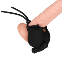 Men Scrotum Testicles Epididymis Vibrator Male Masturbation Penis Ring Lock Ring Wireless Remote Control Vibrator Adult Sex Toys