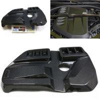 Carbon Fiber Engine Hood Cover Protector Panel Guard Plate For BMW G87 M2 / G80 G81 M3 / G82 G83 2021-2024
