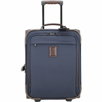 LONGCHAMP Boxford 附鎖頭可拆吊牌拉桿帆布行李箱(深藍色)