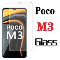 Poco M3 Glass on PocoM3 Tempered Glass HD Screen Protector protection films For Xiaomi Poco m 3 M3 safety Glasses film