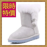 雪靴中筒女靴子-流行柔軟保暖皮革女鞋子1色62p24【韓國進口】【米蘭精品】