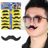 Kumis Palsu Set Brewok Brengos Cosplay Halloween Alis Wig Penyamaran