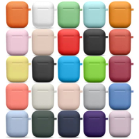 Cover For Apple Airpods 1st 2nd generation Case Earphones Accessories Bluetooth Headset Silicone for Apple AirPods 2 Accessories