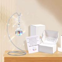 Sympathy Gifts for Loss of Loved One Memorial Bereavement Gift with 9 Inch Silver Stand & 40mm Cryst