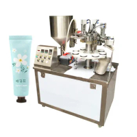 Commercial automatic paste honey aloe vera gel cosmetic tube filling machine