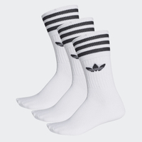 Adidas ORIGINALS 襪子 長襪 中筒襪 避震 三葉草 休閒 3入組 白【運動世界】S21489