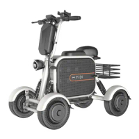YIDI New Folding Electric Bike 500W 1000W Electric Tricycle With Basket Comfortable Road Bike 4 Wheel Scooter For Adult