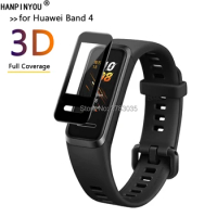 For Huawei Band 4 Wrist Smart Bracelet Full Covering 3D Curved Plating Soft PMMA PET Film Screen Protector (Not Tempered Glass)