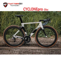 TWITTER CYCLONEpro complete set RIVAL-22S hydraulic disc brakes Breaking Wind Race design T900 carbon fiber road bike bicicleta