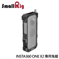 【SmallRig 斯莫格】Insta360 ONE X2 全景攝影機 專用兔籠 鋁合金外框 附冷靴可外接麥克風或補光燈(2923)