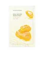 แผ่นมาส์ก Real Nature Royal Jelly Mask Sheet 23 มล. (1 แผ่น)