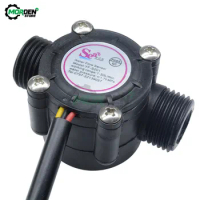 YF-S201 1-30L/min DC 5~18V Water Flow Sensor Flowmeter Hall Flow Sensor 1/2" 2.0MPa for Water heater water dispenser