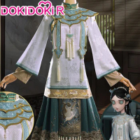 Qi Shiyi Cosplay Game Identity V 【S-2XL】】DokiDoki-R Xiao Yao Costume Identity V Antiquarian Bai Ze Cosplay Costume Plus Size