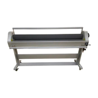 Large size manual cold laminator 1600 with pneumatic
