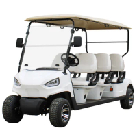 Cheap Price CE New Design 4 Wheel Disc Brake 4000/5000/7000W AC Motor 6 Seater Lifted Electric Golf Cart