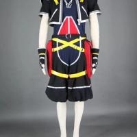 Anime Kingdom Hearts Cosplay - Kingdom Hearts 2 Sora cosplay costume with necklace