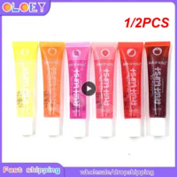 1/2PCS Vitamin E Oil Shiny Shiny And Glossy Finish Lip Oil Moisturizer Shiny Lips Lip Gloss Rich In Vitamin E