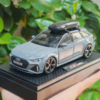 Mô hình xe kim loại Audi RS6 tỉ lệ 1:32 kèm đée full kính đánh lái dài 16cm phù hợp trưng bày và làm
