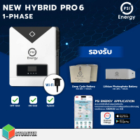 PSI Hybrid PRO 6 Inverter (Single-Phase) Support Battery 48V. 300Ah (LiFePO 4, Deepcycle, Jel)