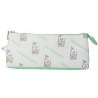 【震撼精品百貨】KeroKeroKeroppi 大眼蛙~日本三麗鷗Sanrio 大眼蛙 三角皮質筆袋*57695