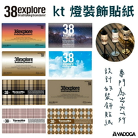 【野道家】38explore-38-kt 燈裝飾貼紙