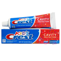 【彤彤小舖】Crest Kid s 兒童防護牙膏 (含氟) 4.6oz ( 130g ) 閃亮趣味系列 泡泡糖香味