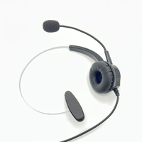單耳耳機麥克風 office headset phone Alcatel-Lucent 4018 免持聽筒麥克風