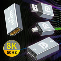 For Computer 4K Video Monitor Projector 8K 60Hz HDTV-compatible Converter DP 1.4 Adapter Mini Display Port