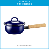 【BK】碳鋼琺瑯鍋 16公分 單柄鍋 藍-德國製