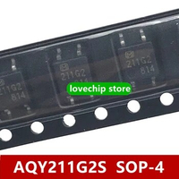 Brand new Original AQY211G 211G2 optocoupler AQY211G2S Photoelectric Solid State Relay SMD SOP-4