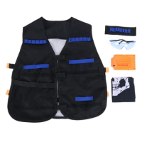 Vest Kit for Nerf Guns N-Strike Series Kids nerf vest Children Pocket Vest Game Accessories