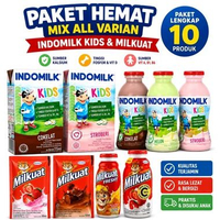 Promo Paket Hemat Mix All Varian Indomilk kids dan Milkuat