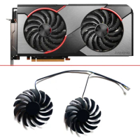 2pcs 95MM 4PIN PLD10010S12HH RX5700 GPU Cooler Fans Video Card Cooling Fan For MSI RX 5700 5600 XT GAMING X Graphics Card Fans