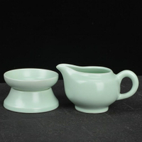 定窯陶瓷茶海公道杯茶漏套裝功夫茶具配件分茶器