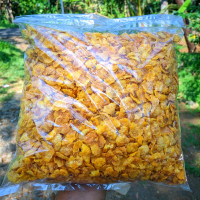 1 Kg / Emping Jagung Pedas Manis - Jagung Geprek Pedas Manis Harum Camilan Snack Makanan