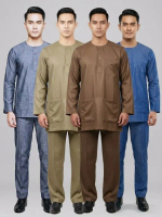 19TC600 94012(I) BAJU MELAYU MODEN TELUK BELANGA COTTON