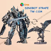 Robot transformers Baiwei Steel Whip Dinobot Strafe TW-1104 Deformation Dinosaurus