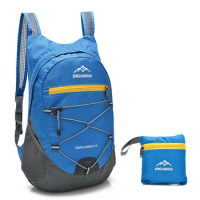 18L Folding Bag Nature Hike Bag Lightweight Backpack Waterproof Backpack Large Capacity Ultralight Sports Backpack Travel Bags