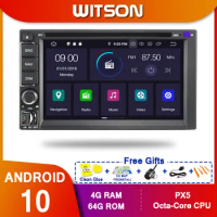 WITSON! Android 10.0 Octa core PX5 CAR DVD player For Universal 2 Din 4GB RAM 64GB ROM IPS GPS RADIO