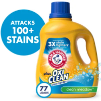 Plus OxiClean Clean Meadow, 77 Loads Liquid Laundry Detergent, 100.5 fl ozThis low-foam, clean, rins