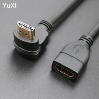 YuXi HDMI Extension Cable male to female HDMI 4K 3D 1.4v HDMI Extended Conversion Cable For HD TV LCD Laptop PS3 Projector