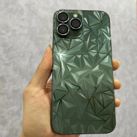 Miếng dán 3D 4D vân kim cương full lưng viền iphone 17 pro max 16 pro max 15 pro max 14 pro max 13 p
