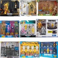 Original Fortnite Action Figures Toy Squad Mode Series Collections Anime Games Figure Model Children Toys Figurine Set Boy Gift