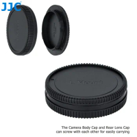 JJC Camera Body Cap Rear Lens Cap Cover Leica SL(Typ601) Leica CL Panasonic Lumix DC-S5M2 DC-S5 S5 II S5 IIX S1 S1R S1H Sigma FP