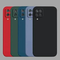 Soft Case Samsung Galaxy A22 4G Silikon Candy Macaron Bludru Hitam